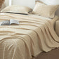 Leopard Pattern Textured Cotton Linen Bedspread - image 2