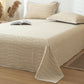 Leopard Pattern Textured Cotton Linen Bedspread - image 1