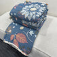 Blooming Sunflower Cotton Gauze Reversible Quilt