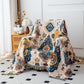 Boho Tribal Print Cotton Gauze Quilt