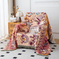 Paisley Floral Cotton Gauze Reversible Quilt