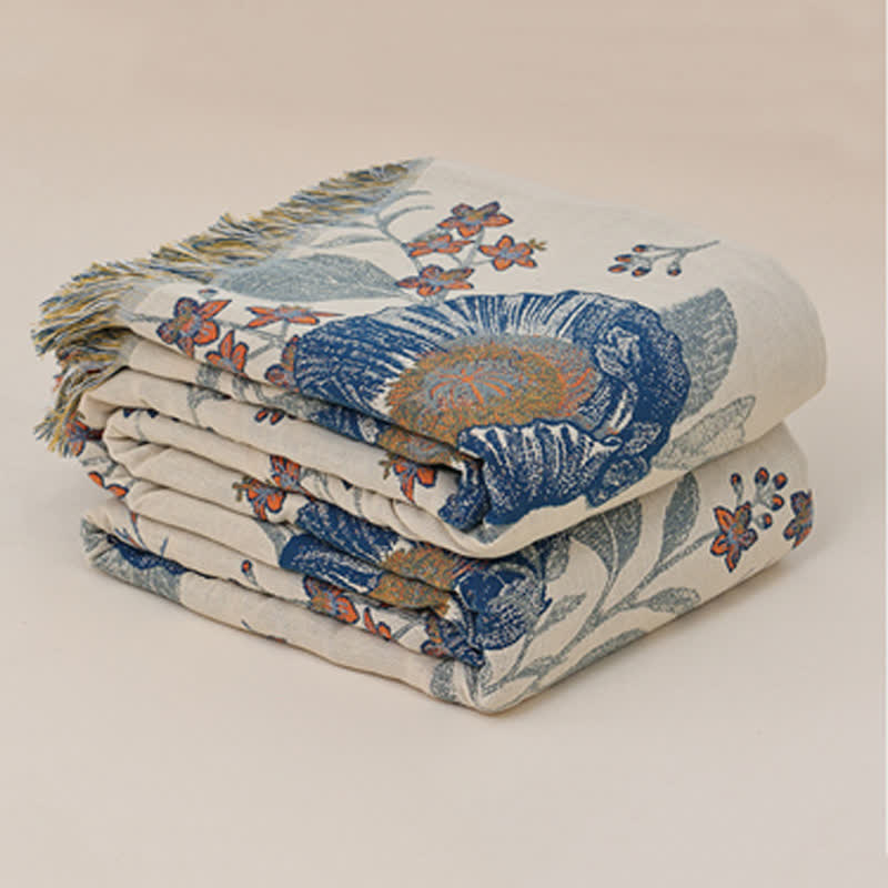 Lotus Pure Cotton Gauze Reversible Quilt