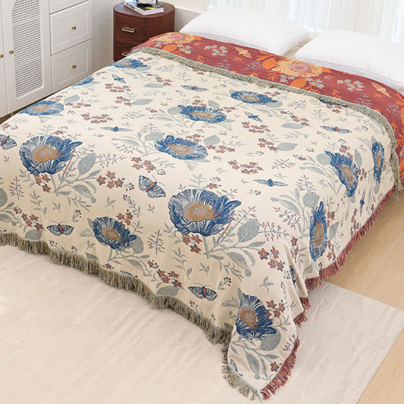Lotus Pure Cotton Gauze Reversible Quilt