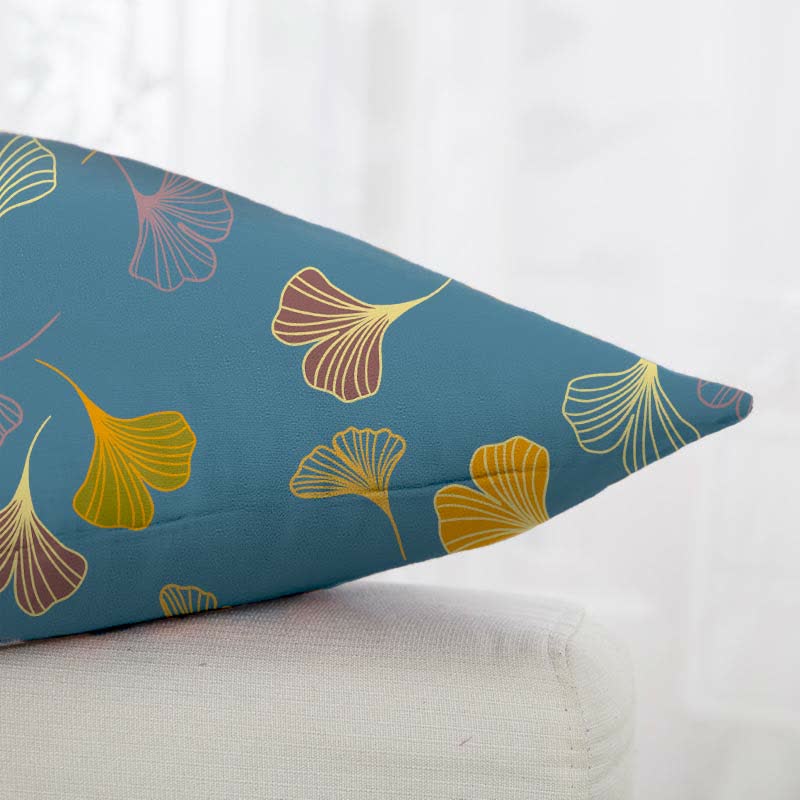 Ginkgo Biloba Cotton Jacquard Square Pillowcases(2PCS) - image 2