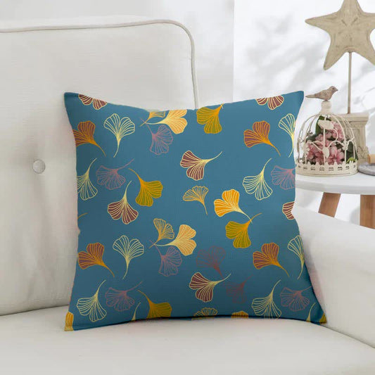 Ginkgo Biloba Cotton Jacquard Square Pillowcases(2PCS) - image 1