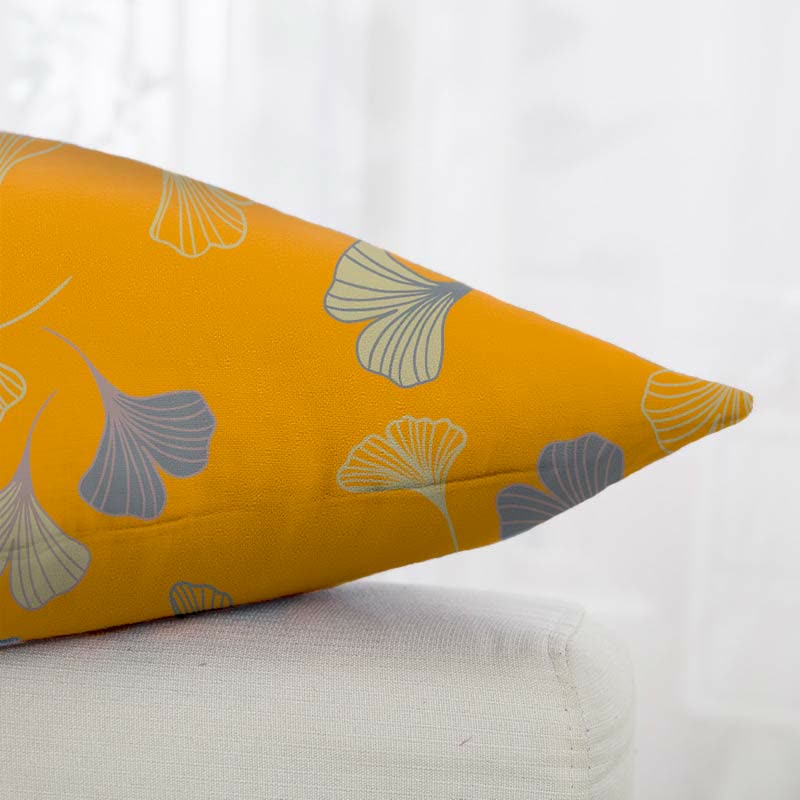 Ginkgo Biloba Cotton Jacquard Square Pillowcases(2PCS) - image 6