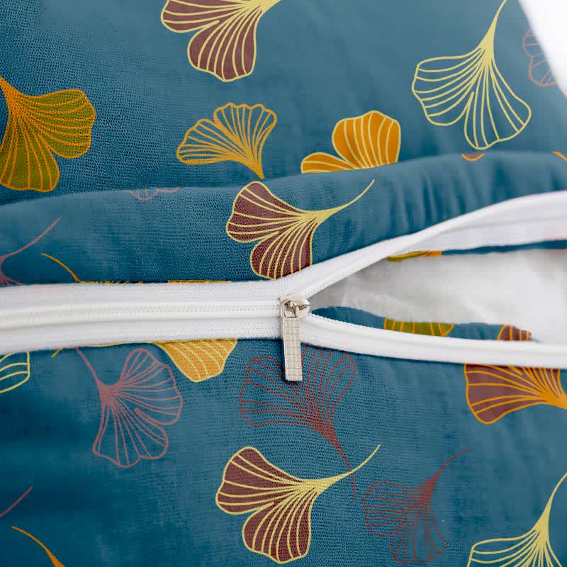 Ginkgo Biloba Cotton Jacquard Square Pillowcases(2PCS) - image 3