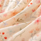 Floral Leaf Cotton Padded Camisole Nightdress