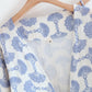 Blue Fan Print Cotton Loungewear Set (3PCS)