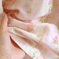Ruffle Neck Rose Print Cotton Nightgown