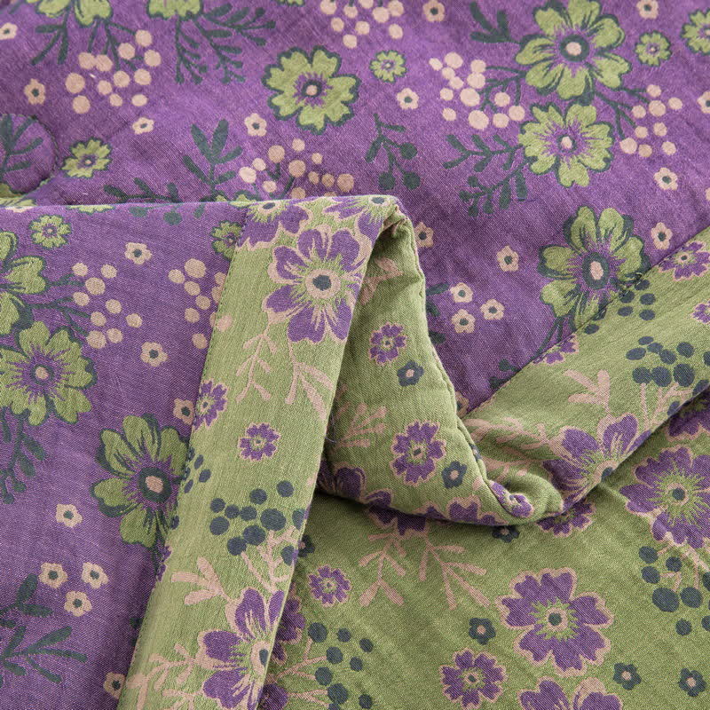 Plum Blossom Cotton Gauze Jacquard Quilt