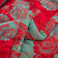 Red Peony Cotton Gauze Jacquard Quilt