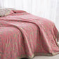 Pink Butterfly Cotton Gauze Jacquard Quilt