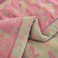 Pink Butterfly Cotton Gauze Jacquard Quilt