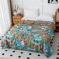 Tulip Gerbera Natural Cotton Tassel Blanket
