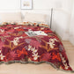 Pineapple Floral Butterfly Natural Cotton Quilt