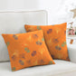 Ownkoti Ginkgo Biloba Cotton Jacquard Square Pillowcases(2PCS) - Orange - 18" x 18" - image 4