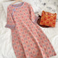 Persimmon Bow Cotton Gauze Jacquard Nightdress