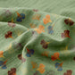 Ginkgo Reversible Cotton Gauze Jacquard Bedspread