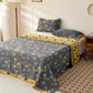 Ginkgo Reversible Cotton Gauze Jacquard Bedspread