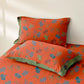 Ginkgo Reversible Cotton Gauze Jacquard Bedspread