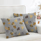 Ownkoti Ginkgo Biloba Cotton Jacquard Square Pillowcases(2PCS) - Light Grey - 18" x 18" - image 23