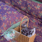 Purple Floral Cotton Jacquard Bedding Set(4PCS)