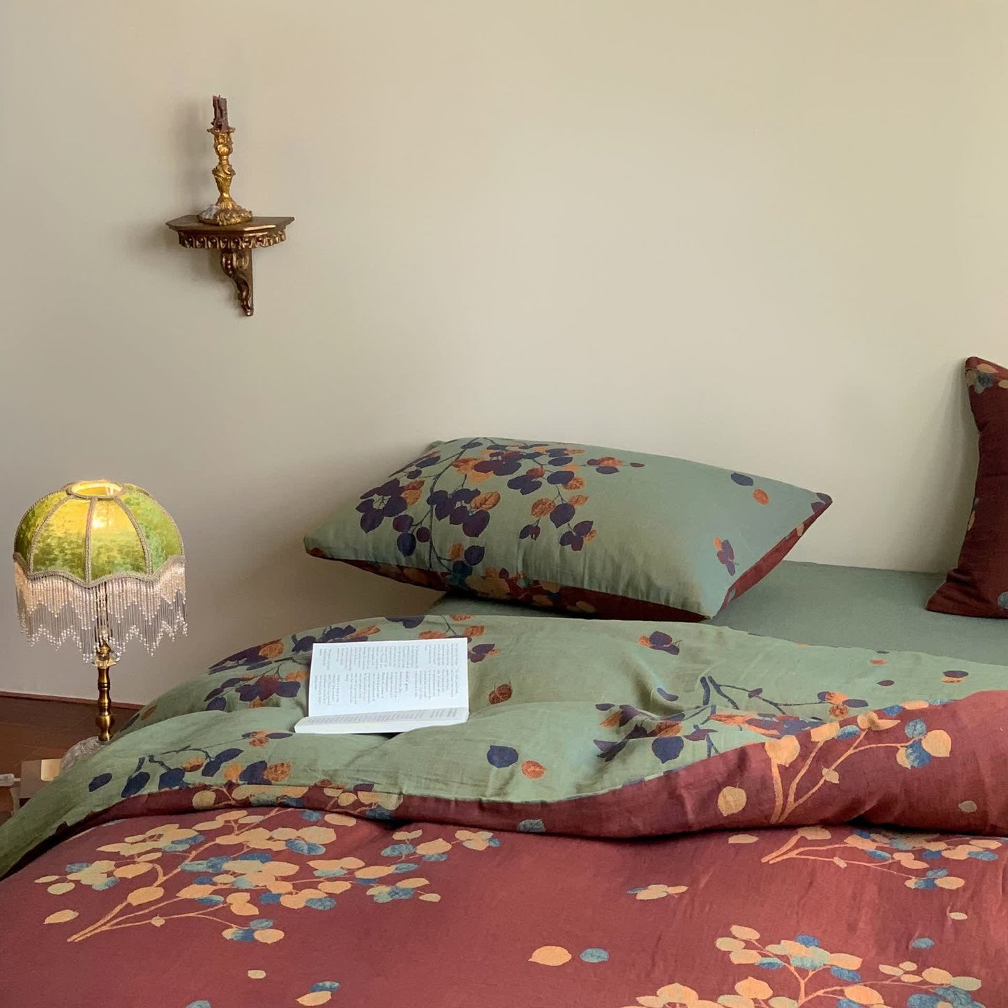 Botanical Cotton Double Gauze Bedding Set(4PCS)