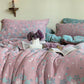Cherry Blossom Cotton Gauze Bedding Set(4PCS)