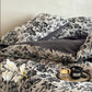 Black Camellia Natural Cotton Bedding Set(4PCS)