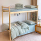 Cotton Plaid Duvet Cover Dorm Bedding Set - Light Blue - Cal King - image 8