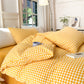 Cotton Plaid Duvet Cover Dorm Bedding Set - image 4