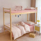 Cotton Minimalist Striped Dorm Bedding Set - Pink - Cal King - image 6
