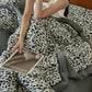Leopard Print Natural Cotton Gauze Quilt - image 4