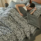 Leopard Print Natural Cotton Gauze Quilt - image 6