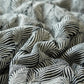 Leaf Stripe Natural Cotton Gauze Quilt - image 6