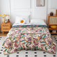 Flower Vine Cotton Gauze Tassel Blanket - image 3