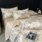 Peony Flourish Print Silky Natural Quilt - image 3