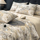 Peony Flourish Print Silky Natural Quilt - image 2