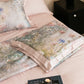 Poppy Floral Print Silky Natural Quilt - image 13