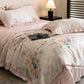 Pink Peony Print Silky Natural Quilt - image 3