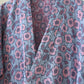 Begonia Cotton Japanese Kimono Robe - image 6