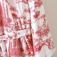 Toile Print Forest Cotton Kimono Robe - image 4