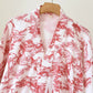 Toile Print Forest Cotton Kimono Robe - image 2