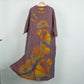Ginkgo Leaf Print Cotton Cheongsam Nightgown - image 3