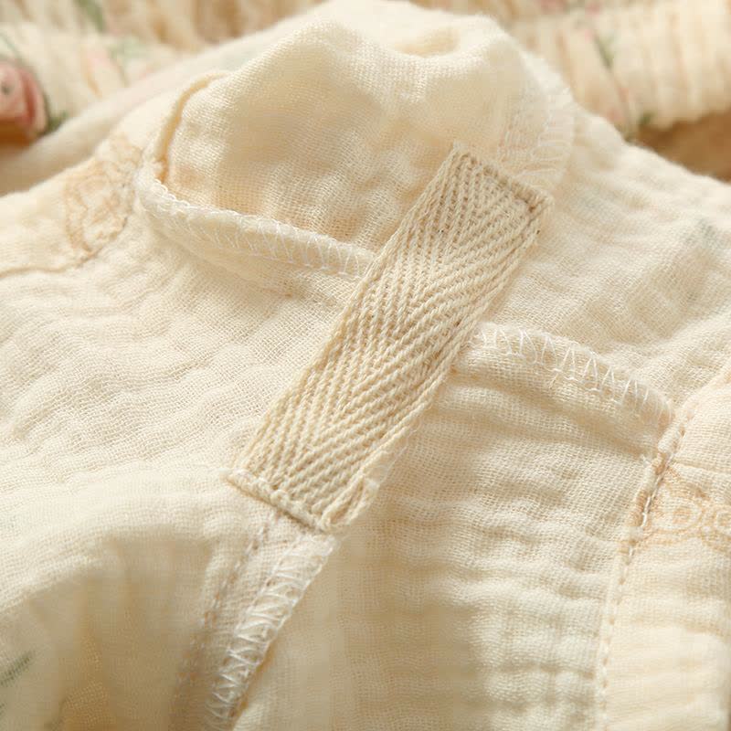 Striped Floral Cotton Gauze Cami Pajamas - image 10