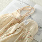 Striped Floral Cotton Gauze Cami Pajamas - image 2