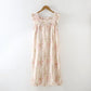 Pink Rose Padded Ruffle Sleeveless Nightwear - Nightdress - XL - image 4