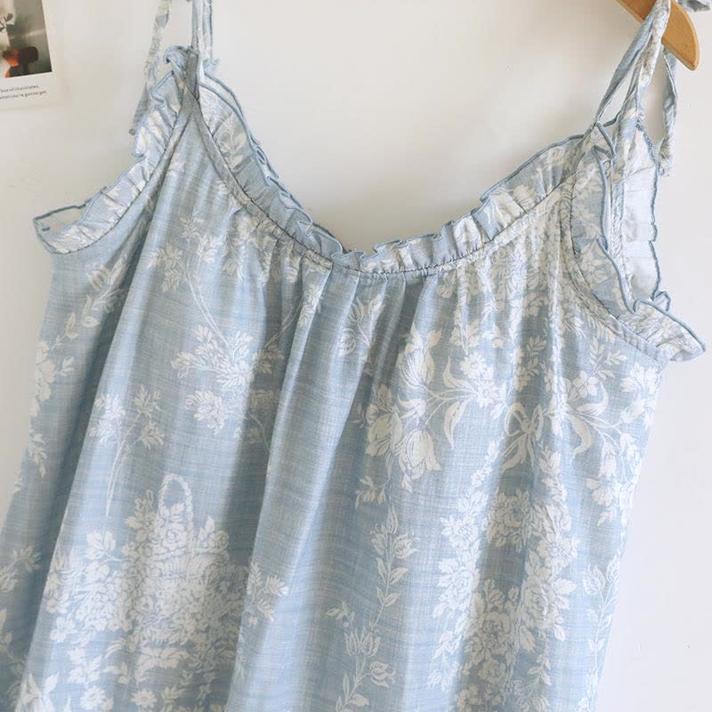 Rose Bow Cotton Padded Cami Nightdress - image 3