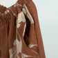 Ginkgo Leaf Jacquard Cotton Pajama Shorts - image 8